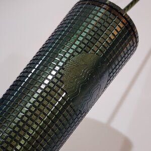 Starbucks Holiday 2021 Tumbler Venti Green Glitter Grid, Limited Edition | 24 Oz